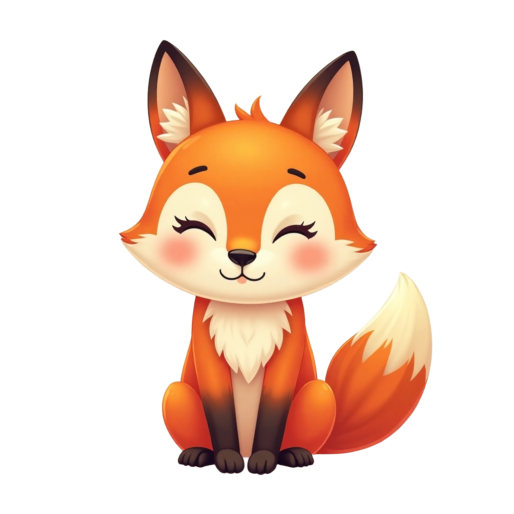 Cute Cartoon Fox